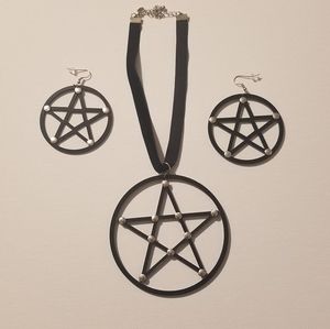 🖤' Pentagram set '🖤